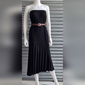 Massimo Dress strapless, black, sz Sm, convertible to skirt